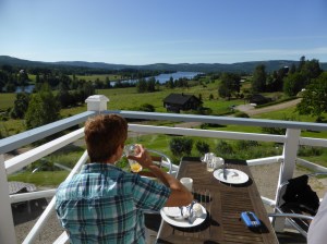 Not a bad view for breakfast?!