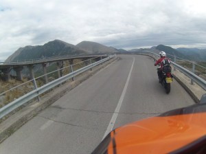 Now you can see why....it was a sheer drop either side. Even Jesus would have said OMG!!